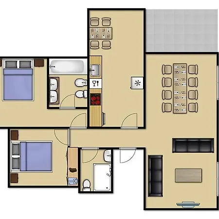 Βίλα In Playa Blanca Sleeps 8 Includes Swimming Pool Air Con And Wifi 9